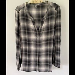 Eddie Bauer Rivierah Long-Sleeve Y-Neck Shirt XL